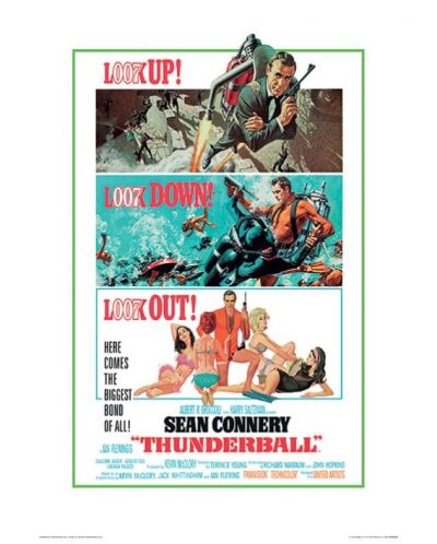 Umjetnički otisak Pyramid Movies: James Bond - Thunderball Look Out - 1