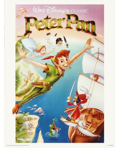Umjetnički otisak Pyramid DIsney: Peter Pan - Flying - 1