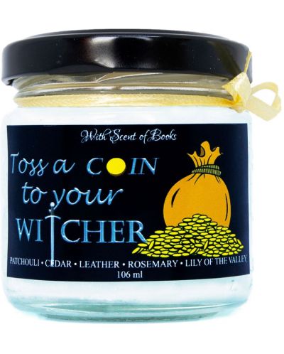 Mirisna svijeća The Witcher - Toss a Coin to Your Witcher, 106 ml - 1