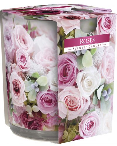 Mirisna svijeća Bispol Aura - Roses, 100 g - 1