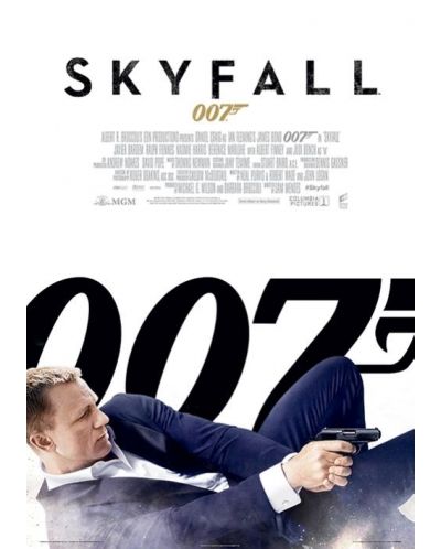 Umjetnički otisak Pyramid Movies: James Bond - Skyfall One Sheet - White - 1