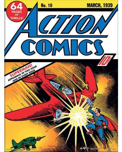 Umjetnički otisak Pyramid DC Comics: Superman - Action Comics No.10 - 1