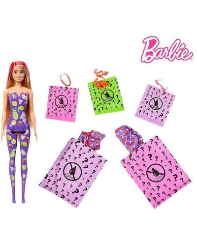 Mirisna lutka s dodacima Barbie Color Reveal - Sweet Fruit Series - 1
