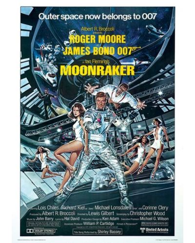 Umjetnički otisak Pyramid Movies: James Bond - Moonraker One-Sheet - 1