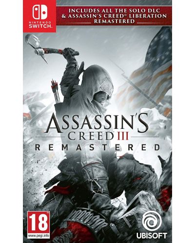 Assassin's Creed III Remastered + All Solo DLC & Assassin's Creed Liberation (Nintendo Switch) - 1