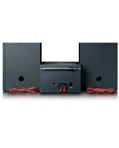 Audio sustav Lenco - MC-250BK, crni/sivi - 5