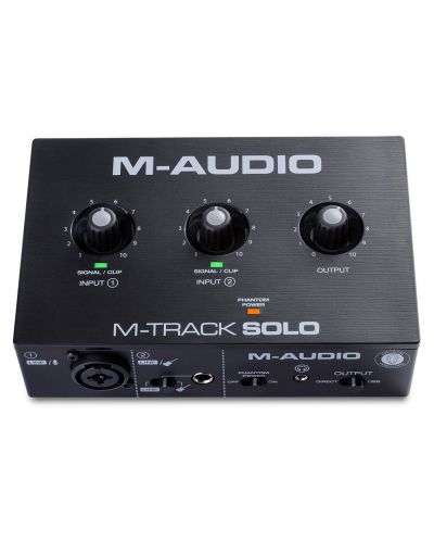 Audio sučelje M-Audio - M-Track Solo, crni - 1