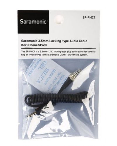 Audio kabel Saramonic - SR-PMC1, 3.5 TRS-M/3.5mm TRRS-M, 25-38 cm - 3
