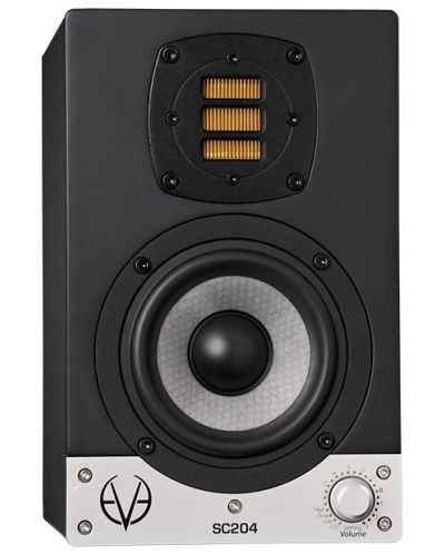 Audio sustav EVE Audio - SC204, crna/srebrna - 1