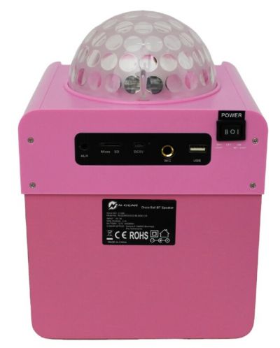 Audio sustav N-Gear - Disco Block 410, ružičasti - 4