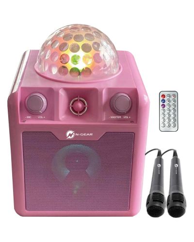 Audio sustav N-Gear - Disco Block 410, ružičasti - 2