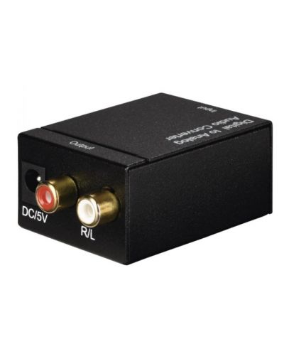 Audio konverter Hama - AC80, digitalni/analogni, crni - 1