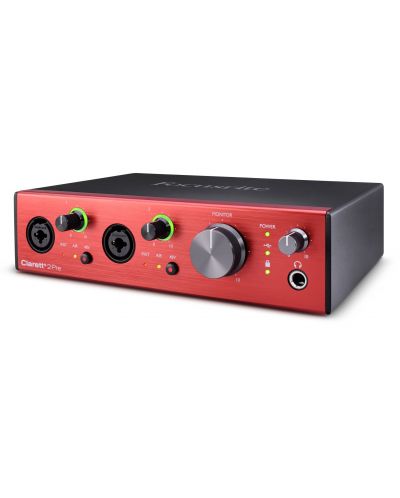 Audio sučelje Focusrite - Clarett+ 2Pre, crveno/crno - 2