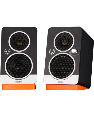 Audio sustav EVE Audio - SC203, crna/srebrna - 1