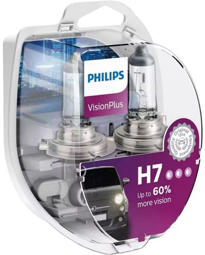Auto žarulje Philips - H7, Vision plus +60% more light, 12V, 55W, 2 komada - 5