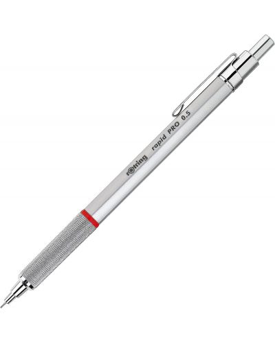 Automatska olovka Rotring Rapid Pro - 0.5 mm, srebrnasta - 1