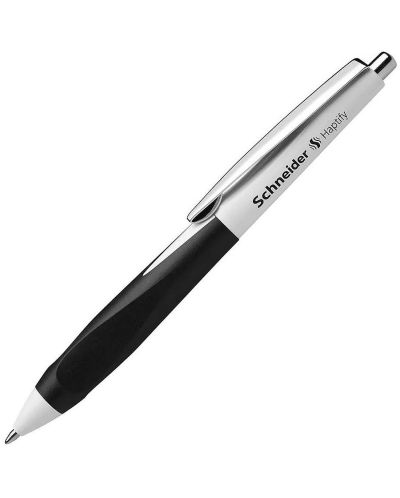 Automatska kemijska olovka Schneider Haptify - Crno i bijelo, M - 1
