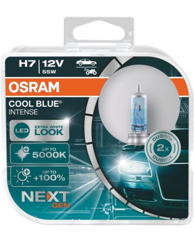 Auto žarulje Osram - H7, 64210CBN, Cool Blue Intense - 1