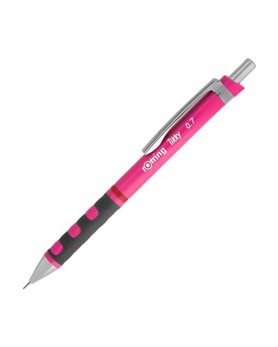 Automatska olovka Rotring Tikky - 0.7 mm, pastelno ružičasta - 1
