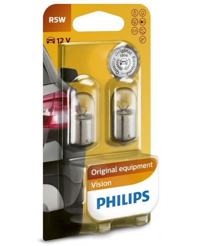 Auto žarulje Philips - 12V, R5W, BA15s, 2 komada - 1