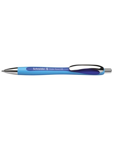 Kemijska olovka avt. Schneider Slider Rave XB, plava, blister - 2