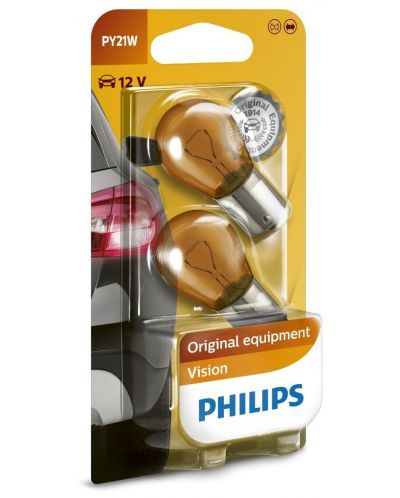 Auto žarulje Philips - 12V, PY21W, BAU15s, 2 komada - 1