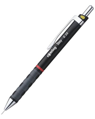 Automatska olovka Rotring Tikky - 0.35 mm, crna - 1
