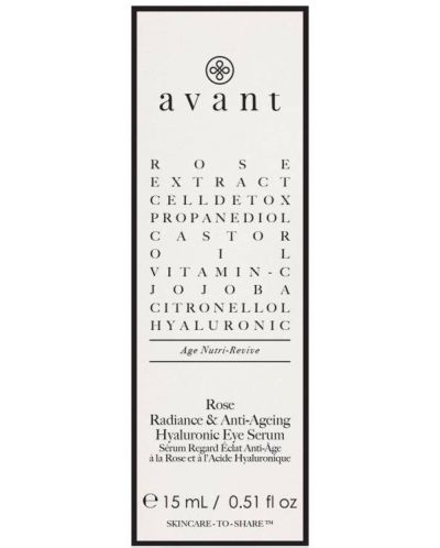 Avant Anti-aging serum za područje oko očiju s hijaluronskom kiselinom, 15 ml - 4