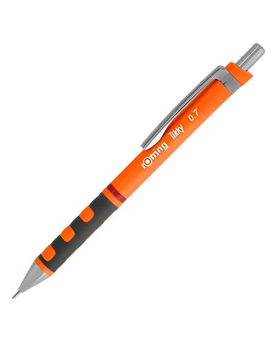 Automatska olovka Rotring Tikky - 0.7 mm, pastelno narančasta - 1