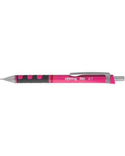 Automatska olovka Rotring Tikky - 0.7 mm, ružičasta - 1