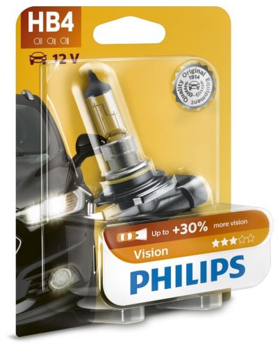 Žarulja za auto Philips - HB4 Vision, 12V, 55W, P22d - 1