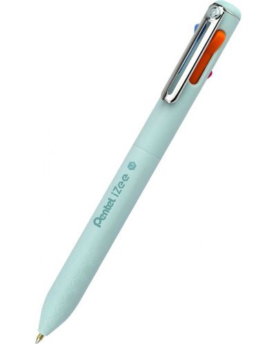 Automatska kemijska olovka Pentel - Izee, 1.0 mm, 4 boje, svijetlo plava - 1