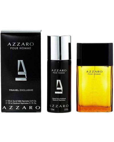 Azzaro Set Pour Homme - Toaletna voda i Dezodorans u spreju, 100 + 150 ml - 1