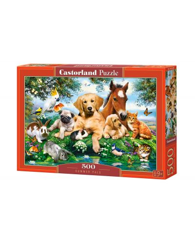 Puzzle Castorland od 500 dijelova - Ljetni prijatelji - 1