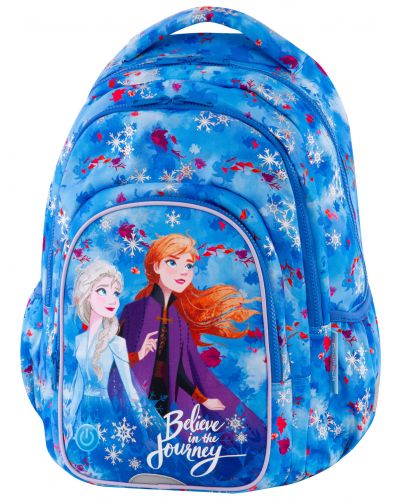 Školski svjetleći LED ruksak Cool Pack Spark L - Frozen 2, tamnoplavi - 2