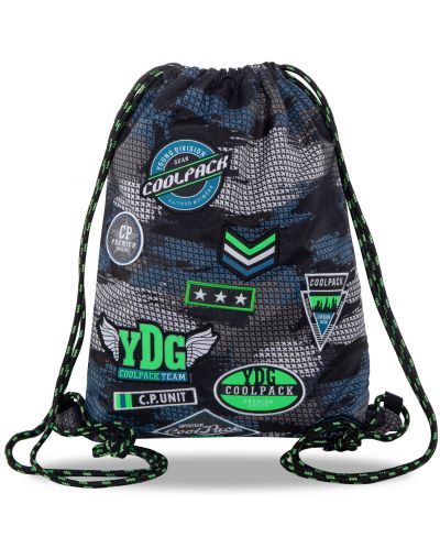 Sportska torba s vezama Cool Pack Sprint Badges B - Сив - 1