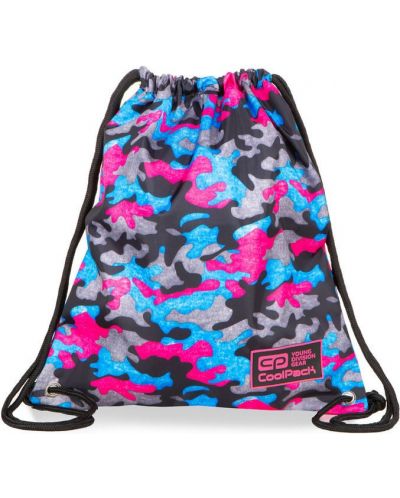 Sportska torba s vezama Cool Pack Sprint Line - Camo Fusion Pink - 1