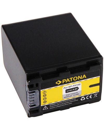 Baterija Patona - zamjena za Sony NP-FH100, crna - 2