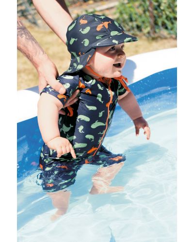 Kupaći kostim kombinezon s UV zaštitom 50+ Sterntaler - Morski psi, 110-116 cm, 4-6 godina - 4