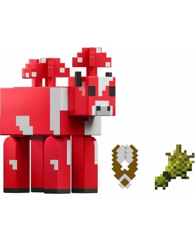 Osnovna figurica Minecraft - Mooshroom, 8 cm  - 5