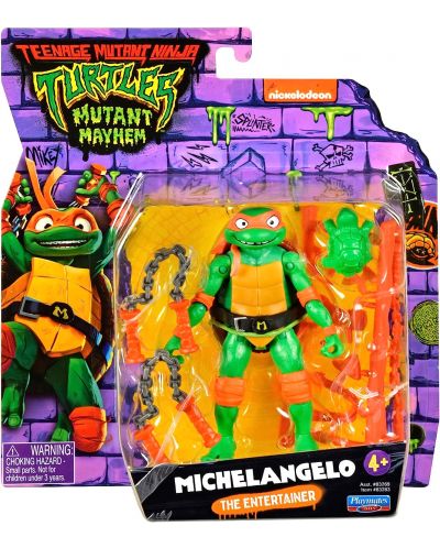 Osnovna akcijska figura TMNT Mutant Mayhem - Michelangelo - 5