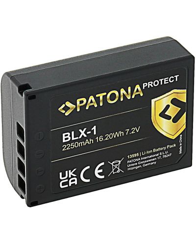 Baterija Patona - Protect, zamjena za Olympus BLX-1 OM-1, crna - 2