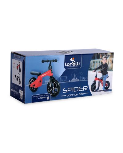 Bicikl za ravnotežu Lorelli - Spider, crveni - 4