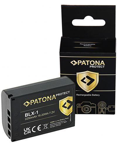 Baterija Patona - Protect, zamjena za Olympus BLX-1 OM-1, crna - 1