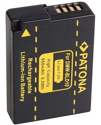 Baterija Patona - zamjena za Panasonic DMW-BLD10, crna - 1