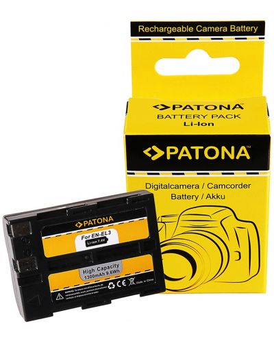 Baterija Patona - Standard, zamjena za Nikon EN-EL3, crna/žuta - 3
