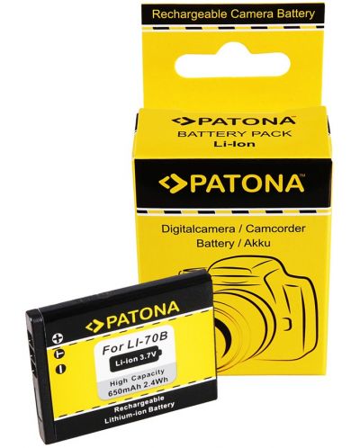 Baterija Patona - zamjena za Olympus LI-70B, crna - 3