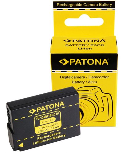 Baterija Patona - zamjena za Panasonic DMW-BLD10, crna - 3