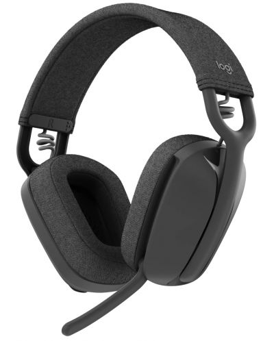 Bežične slušalice s mikrofonom Logitech - Zone Vibe 100, crne/sive - 1