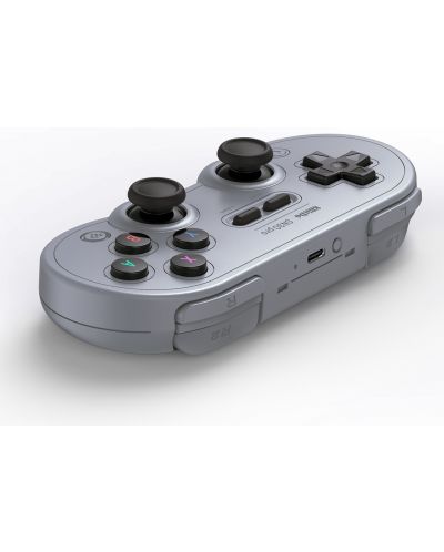 Bežični kontroler 8BitDo - SN30 Pro, Hall Effect Edition, Grey (Nintendo Switch/PC) - 5